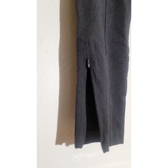 Old Navy Women's EUC Gray High Waisted Skinny Pull-on Pixie Pants sz L Ankle Zip - Picture 6 of 7